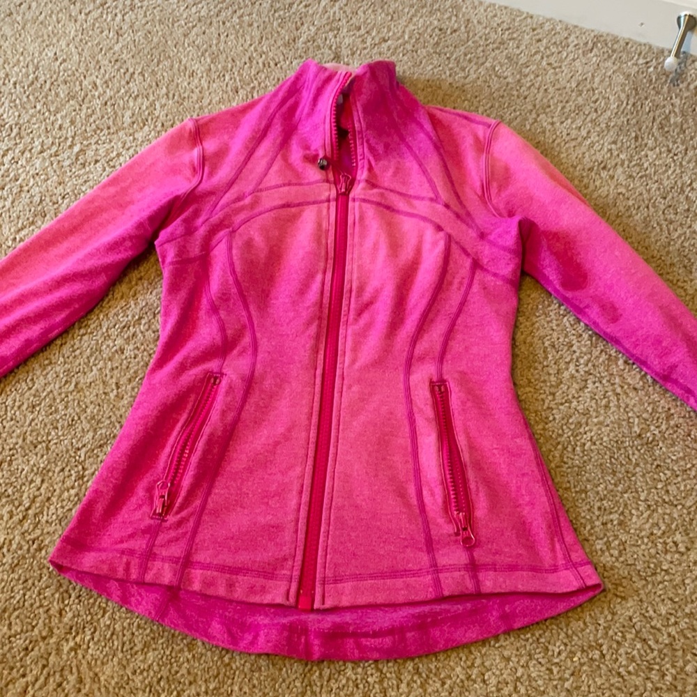 Hot pink lululemon sweater size 4
